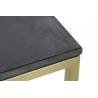 Kavos staliukas MARBLE IRON 100x61 juodas