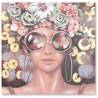 Paveikslas GIRL BLOOM-A 100x100 margas