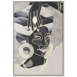 Paveikslas AFRICAN PORTRAIT-A 84x123 pilkas