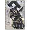 Paveikslas AFRICAN PORTRAIT-B 84x123 pilkas