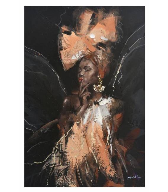 Paveikslas GIRL BUTTERFLY-A 80x120 juodas
