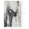 Paveikslas GREY FACE 80x120 pilkas