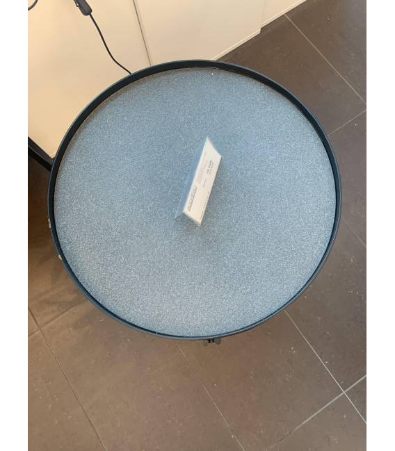 Šoninis staliukas ELIS Ø48 pilkas/juodos kojos