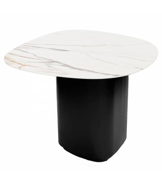 Šoninis staliukas SARNICO 60x48 baltas