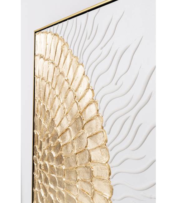 Paveikslų komplektas GOLD CIRCLE 180x120 baltas/auksinis (2 vnt.)