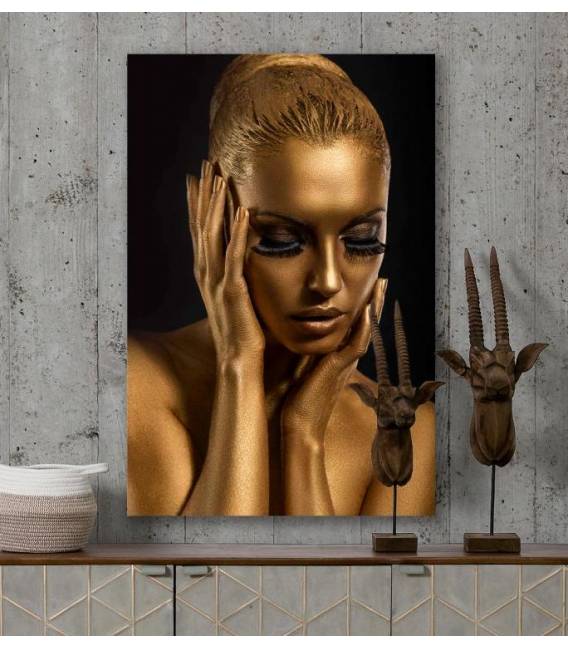 Paveikslas CHIC-A 80x120 auksinis