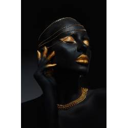 Paveikslas GOLD CHIC-A 80x120 juodas/auksinis