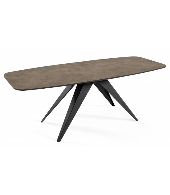 Išskleidžiamas stalas CLARO 160(200)x80 chicago concrete