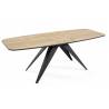 Išskleidžiamas stalas CLARO 160(200)x80 natural halifax oak