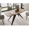 Išskleidžiamas stalas CLARO 160(200)x80 truffle brown davos oak