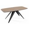 Išskleidžiamas stalas CLARO 160(200)x80 truffle brown davos oak
