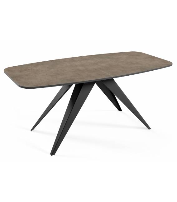 Išskleidžiamas stalas CLARO 180(220)x90 chicago concrete