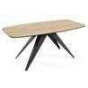 Išskleidžiamas stalas CLARO 180(220)x90 natural halifax oak