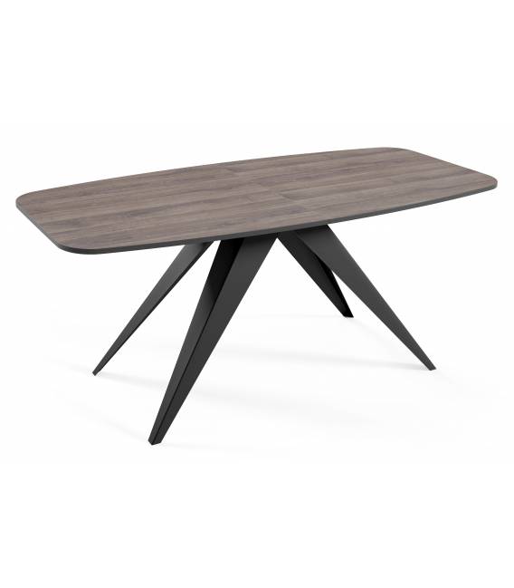 Išskleidžiamas stalas CLARO 180(220)x90 anthracite sherman oak