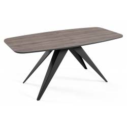 Išskleidžiamas stalas CLARO 180(220)x90 anthracite sherman oak