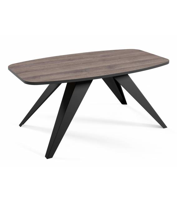 Kavos staliukas LILEN 120x60 anthracite sherman oak