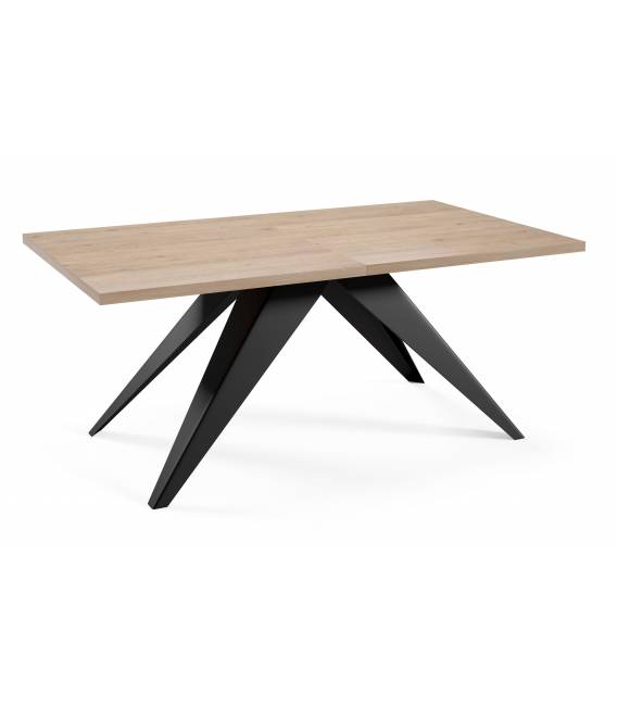 Išskleidžiamas stalas PASO 140(240)x80 truffle brown davos oak