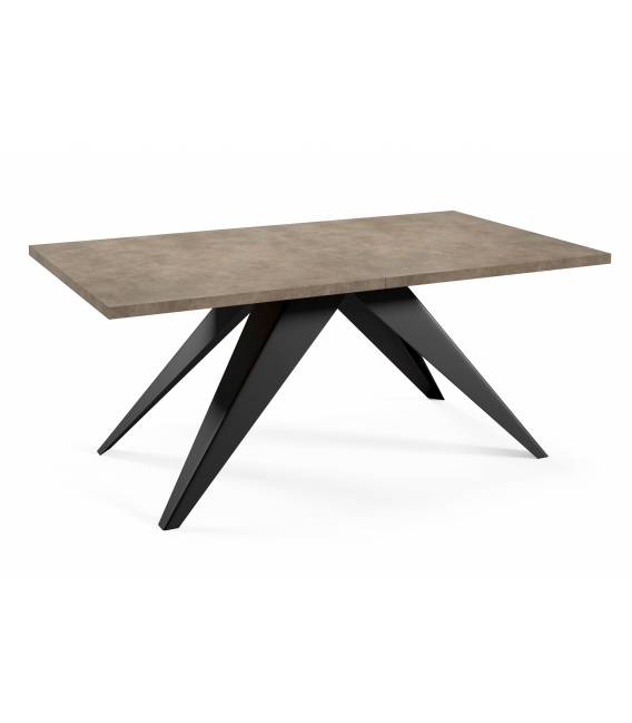 Išskleidžiamas stalas PASO 160(260)x90 chicago concrete