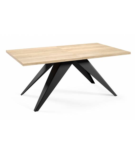 Išskleidžiamas stalas PASO 160(260)x90 natural halifax oak