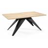 Išskleidžiamas stalas PASO 160(260)x90 natural halifax oak