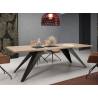 Išskleidžiamas stalas PASO 160(260)x90 truffle brown davos oak