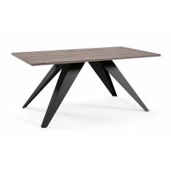 Kavos staliukas MATILA 120x60 anthracite sherman oak