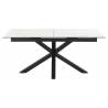 Stalas 22885 168(210)x90 baltas su pilku