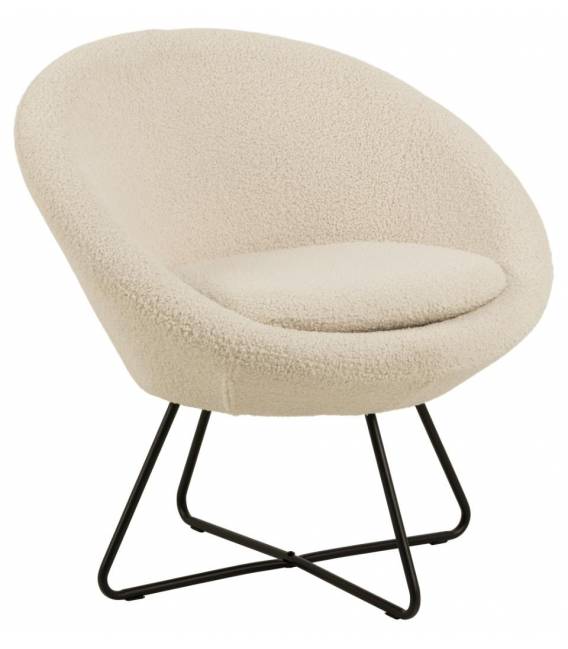 Fotelis 96954 beige/gobelenas