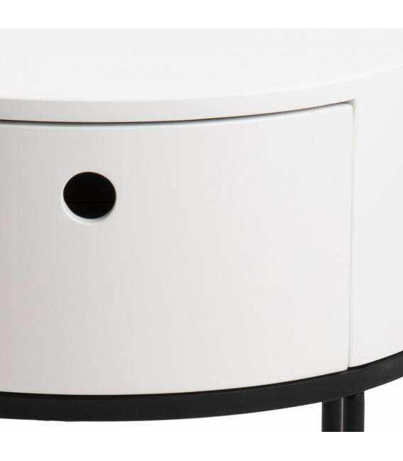 Naktinė spintelė 102923 Ø40 baltas