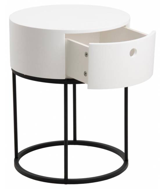 Naktinė spintelė 102923 Ø40 baltas