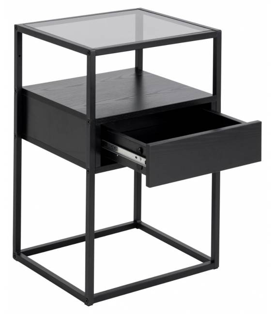 Naktinė spintelė 100719 40x35 juodas