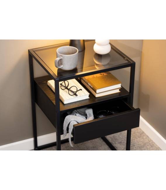 Naktinė spintelė 100719 40x35 juodas