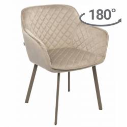 Krėsliukas LUCAS VIC beige/sukasi