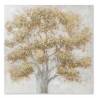 Paveikslas TREE CROWN-A 100x100 pilkas/auksinis