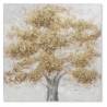Paveikslas TREE CROWN-B 100x100 pilkas/auksinis