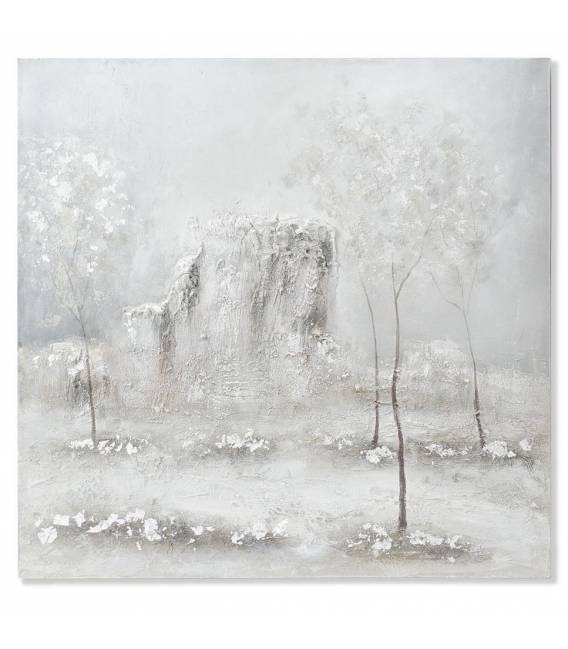 Paveikslas TREES WINTER-A 100x100 pilkas
