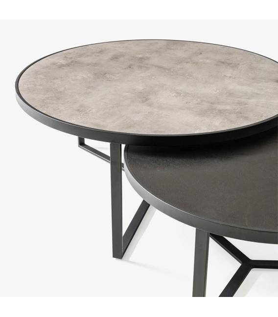 Kavos staliukų komplektas MERCEDES Ø90/Ø70 RETRO GUMSH