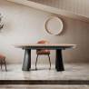 Išskleidžiamas stalas KOALA 206(406)x103 american walnut/ black