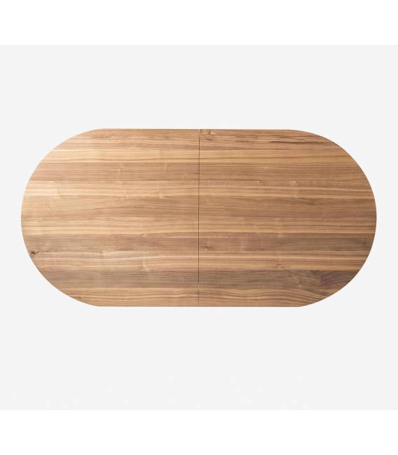 Išskleidžiamas stalas KOALA 206(406)x103 american walnut/ black