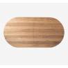 Išskleidžiamas stalas KOALA 206(406)x103 american walnut/ black