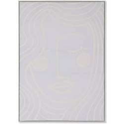 Paveikslas WOMAN 3D WHITE 103x143 baltas