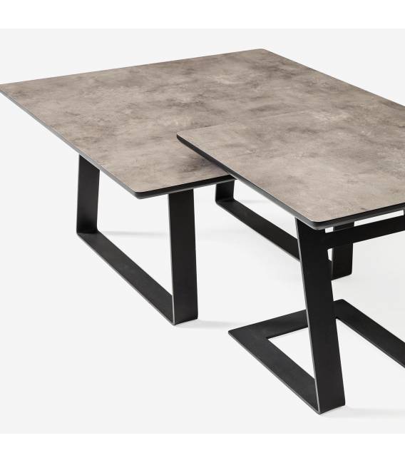 Kavos staliukų komplektas HELEN 90/50 retro gumush