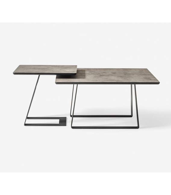 Kavos staliukų komplektas HELEN 90/50 retro gumush