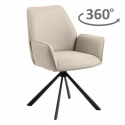 Krėsliukas 107425 beige/sukasi
