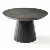 Išskleidžiamas stalas JAZZ Ø130(230) royal marble/ black