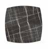 Išskleidžiamas stalas MATADOR 120x120(220) sonata marble/ black