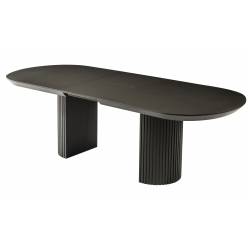 Išskleidžiamas stalas TEMPO 206(286)x103 black beton
