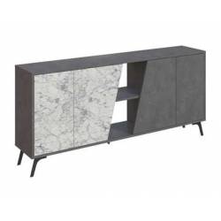 Komoda FIONA 180x36 retro grey