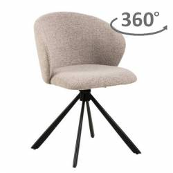 Kėdė PIPPA beige/sukasi