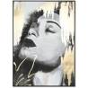 Paveikslas WOMAN-B 100x140 pilkas/auksinis
